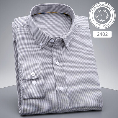 Uus särgis Mood Korea 100% puuvillased vabaaja särgid meestele saleda vormiga pidulik tavaline särk hagijas ruuduline kõrge kvaliteediga riided