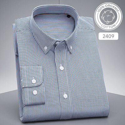 Uus särgis Mood Korea 100% puuvillased vabaaja särgid meestele saleda vormiga pidulik tavaline särk hagijas ruuduline kõrge kvaliteediga riided