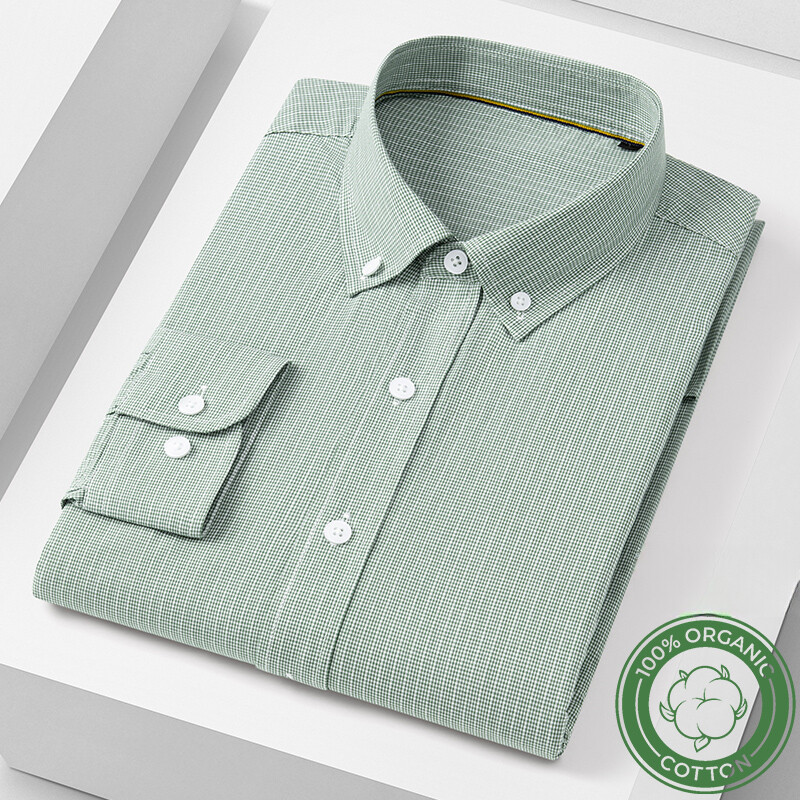 Uus särgis Mood Korea 100% puuvillased vabaaja särgid meestele saleda vormiga pidulik tavaline särk hagijas ruuduline kõrge kvaliteediga riided