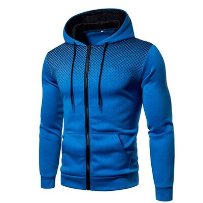 Autumn Men Sweatshirts Long Sleeve Jacket Hoodie Zipper Closure Jacket Male Hoodies Sweatshirt Slim Fit Male Clothing