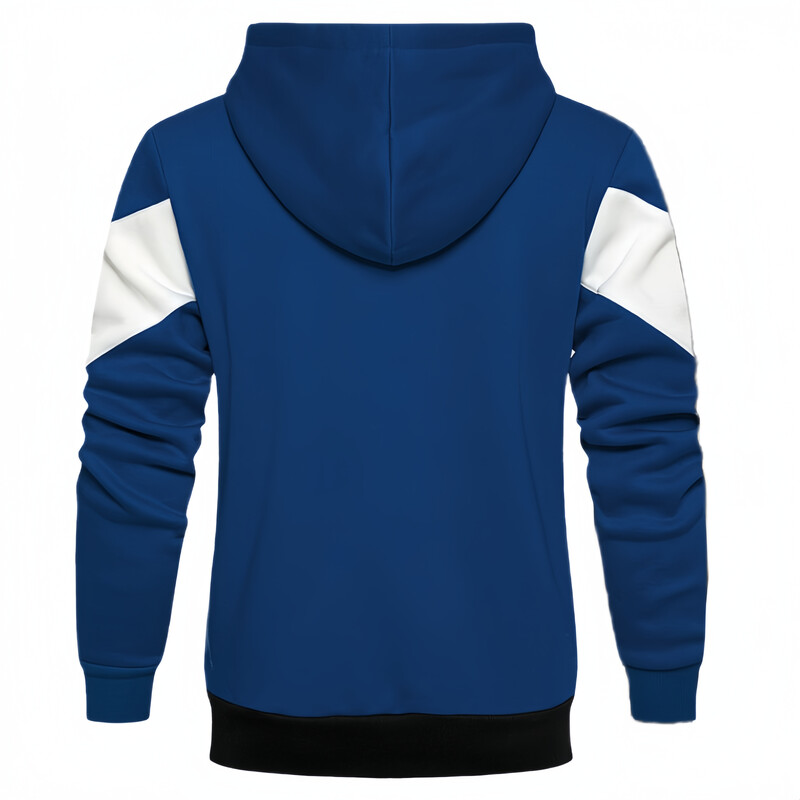 Muški novi proljetni i jesenski muški sweatshirt s kapuljačom i gornjim dijelom dugih rukava, trodijelna jednobojna majica s patentnim zatvaračem Dostupne 4 boje