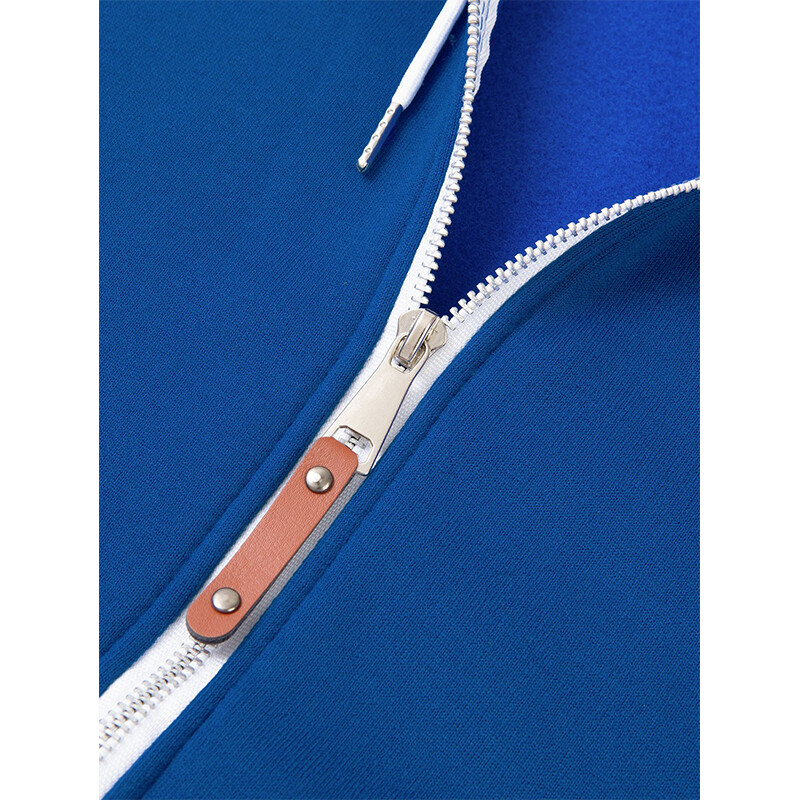 Sügistalvine uus meeste kapuuts, soe tänavariietus, mood ülerõivas, lapiline kapuutsiga dressipluus vabaaja fliisist lukuga mantlid