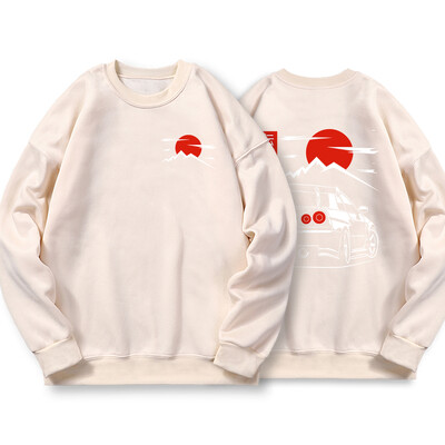 Japanski stil automobila Jdm Culture Gtr Racing Hoody muška ulična ležerna majica s kapuljačom Jesenska široka ženska majica s kapuljačom i jednostavnim flisom