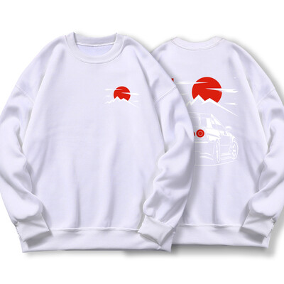 Japanski stil automobila Jdm Culture Gtr Racing Hoody muška ulična ležerna majica s kapuljačom Jesenska široka ženska majica s kapuljačom i jednostavnim flisom