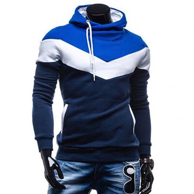 Modne muške majice s kapuljačom Patchwork Jesen Zima Sweatshirt s kapuljačom Dugi rukav Pulover Hoodie Sweatshirt sudaderas hombre tolstovka