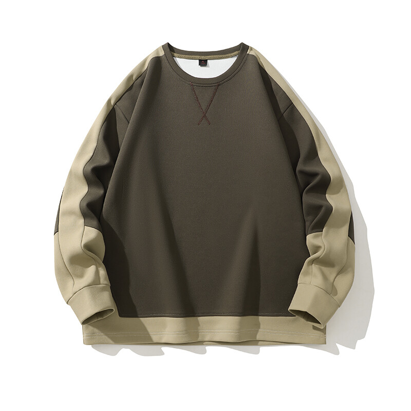 2023 Sweatshirts Muški Patchwork Hoodie Dugih rukava Streetwear Majice Muški Hip Hop Harajuku Korejski Muški Ležerni Pulover O-izrez