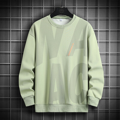 2024 8XL uus meeste dressipluus Mood Pullover vabaaja kapuuts Meeste spordirõivad kiri Sügiskapuutsid Suured Meeste Hip Hop Top