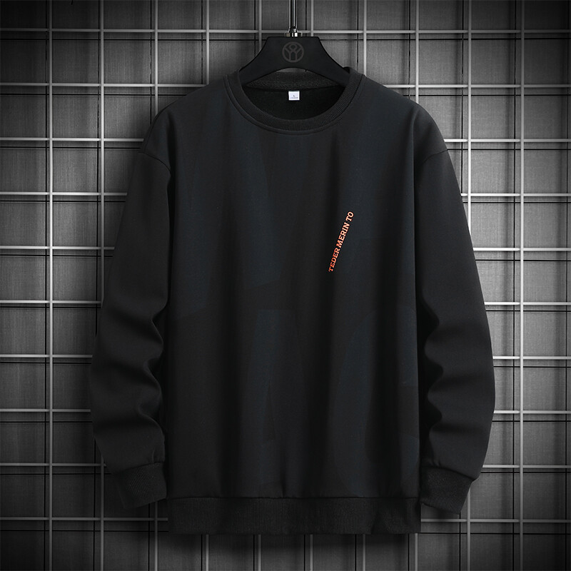 2024 8XL uus meeste dressipluus Mood Pullover vabaaja kapuuts Meeste spordirõivad kiri Sügiskapuutsid Suured Meeste Hip Hop Top