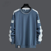 2024 Muški Sweatshirt Hoodies Harajuku Hip Hop Streetwear Ležerni muški pulover Hoodie Proljeće Jesen Patchwork Sweatshirts Mend