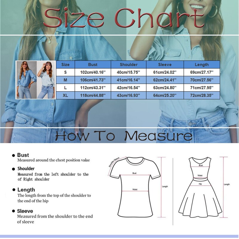 Jednobojne ležerne široke traper košulje za žene Ljeto 2024. Vintage ženske modne košulje i bluze Modne mladenačke ženske majice