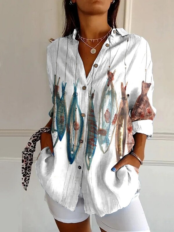 Allikas tootjad spot drop õlg varrukatega naiste pikkade varrukatega särk digitrükkiga suvine pikkade varrukatega naiste särk