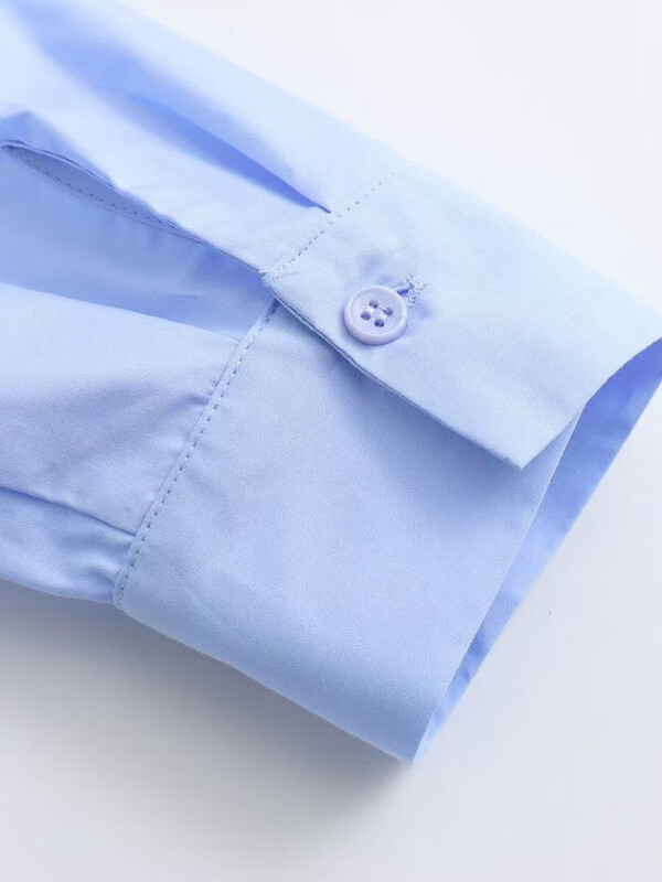 LANMREM višenamjenska majica s zavojima za žene, na rever, jednobojna majica s dugim rukavima na jedno kopčanje Uredska dama, novo 2024. 32C1298