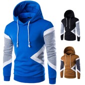 Hoodies Sweatshirts Muški pulover Sportska odjeća Trenirka Proljeće Jesen Muška Osnovna odjeća Ležerna patchwork majica s kapuljačom Ulična odjeća S-5XL