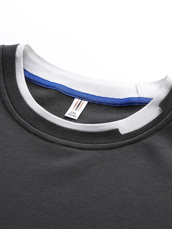 Pulover pentru bărbați, toamnă și iarnă, la modă, cu fundul unic, cu gât rotund