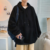 Moodsad vabaaja pulloverid, mitmevärvilised meeste ja naiste ühevärvilised taskuga pusad, spordi- ja fitness-sviitrid