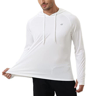 Muška majica s kapuljačom dugih rukava UPF 50+ Zaštita od sunca Sportska teretana Pecanje Biciklizam Brzo sušeće majice