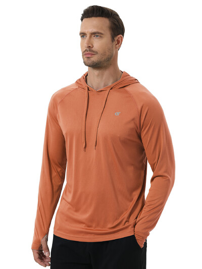 Muška majica s kapuljačom dugih rukava UPF 50+ Zaštita od sunca Sportska teretana Pecanje Biciklizam Brzo sušeće majice