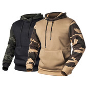 Punk odjeća, modna vojno zelena, muška, vojna kamuflažna majica s kapuljačom, majica s kapuljačom, muška kamuflažna majica s kapuljačom, hip hop ulična odjeća, vrhunska robna marka