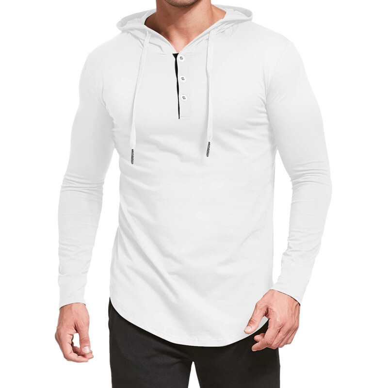 Õhuke stiil Mood Meeste kapuuts vabaaja kapuuts Pullovers Pusad Meeste top ühevärvilised pusad Meeste dressipluus