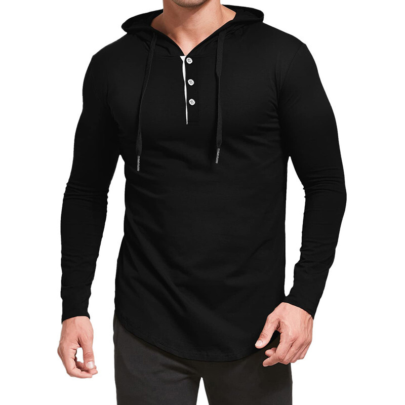 Õhuke stiil Mood Meeste kapuuts vabaaja kapuuts Pullovers Pusad Meeste top ühevärvilised pusad Meeste dressipluus