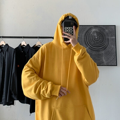 Μόδα ανδρικά φούτερ 2023 Άνοιξη φθινόπωρο Hip Hop Ανδρικά πουλόβερ Φούτερ Ανδρικά φούτερ με κουκούλα Ανδρικά μονόχρωμα φούτερ