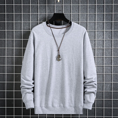 Ühevärvilised dressipluusid Meeste 10XL Suures suuruses dressipluus Kevad-Sügislik dressipluus Meeste Soliidne Pullover Suur suurus 10XL