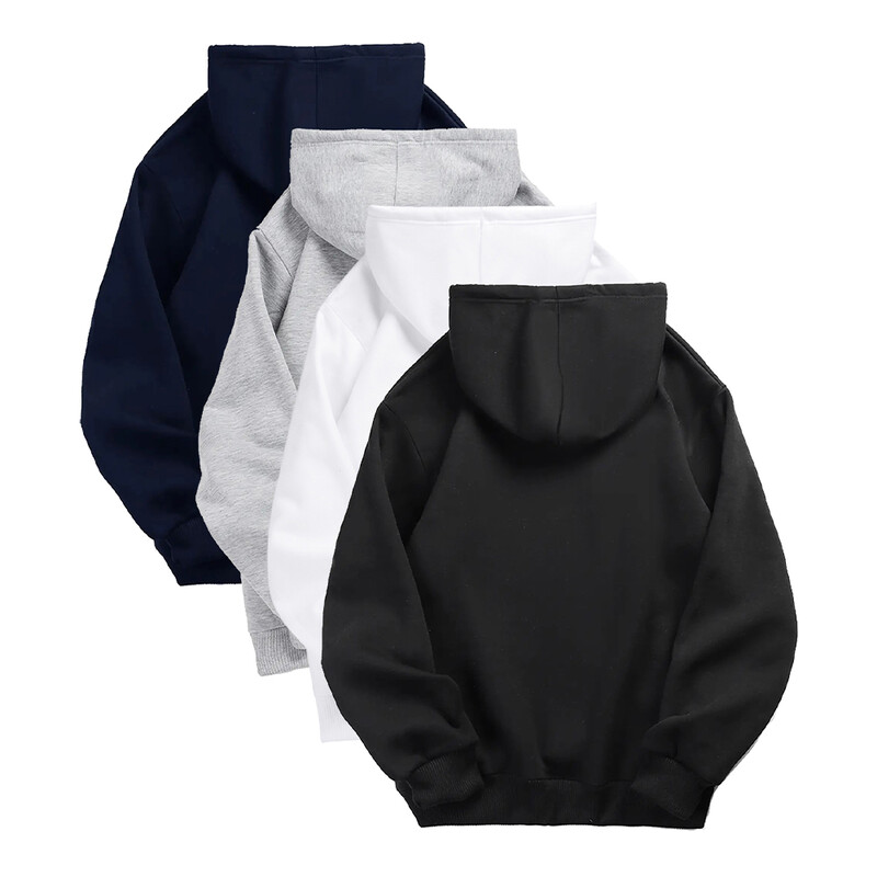 Muška jednobojna, ležerna majica s kapuljačom, velika majica s patentnim zatvaračem Uparene majice s kapuljačom i majice s kapuljačom, ženske muške majice s kapuljačom