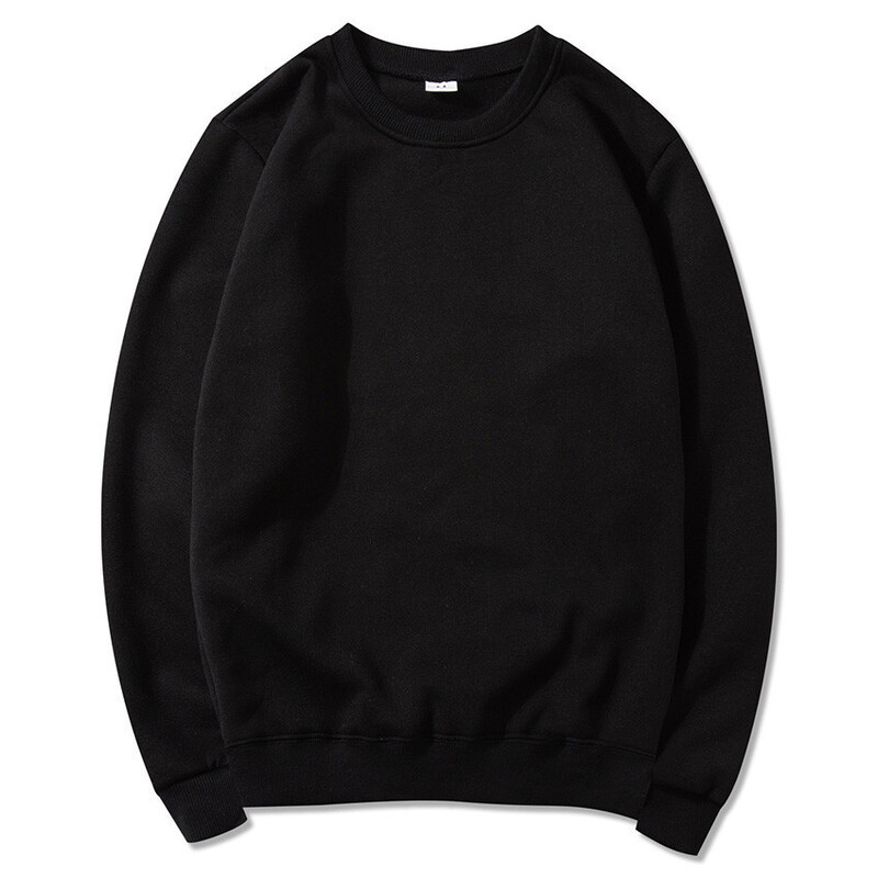 Novi brend Muška/Ženska majica s kapuljačom Proljeće Jesen Zima Topli flis Muški modni sweatshirts Jednobojni okrugli izrez Hip Hop pulover
