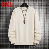 jesen novi muški pulover velikih veličina s dugim rukavima trend ležerna jakna velike veličine muška široka muška odjeća oversize 8XL 7XL 6XL