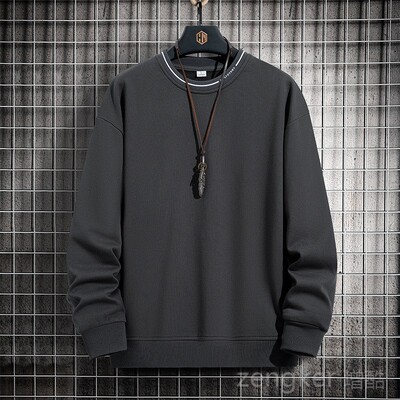 jesen novi muški pulover velikih veličina s dugim rukavima trend ležerna jakna velike veličine muška široka muška odjeća oversize 8XL 7XL 6XL