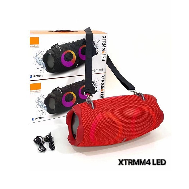 Prekogranični vojni bubanj 4. generacije Bluetooth zvučnika Vanjski remen High Power Subwoofer XTREEM4 LED Bluetooth zvučnik