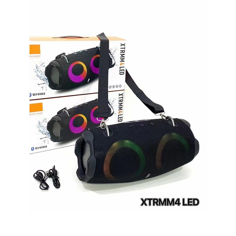Prekogranični vojni bubanj 4. generacije Bluetooth zvučnika Vanjski remen High Power Subwoofer XTREEM4 LED Bluetooth zvučnik