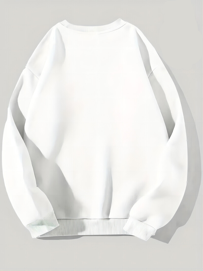 Printcess jesen i zima Nova ženska modna ležerna majica s okruglim izrezom Y2K LOVE Print Trendy Street Slatki široki pulover