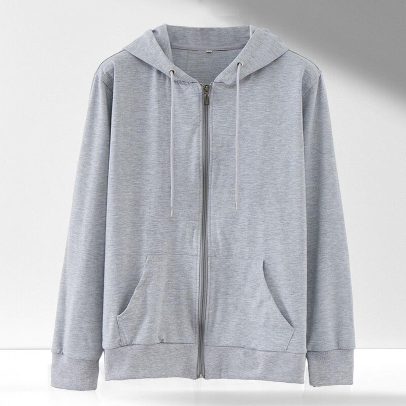 Dukserica s kapuljačom Oversize Dukserice s kapuljačom Siva ženska odjeća Jednobojne majice s kapuljačom Proljeće Žene Muškarci Top dugih rukava