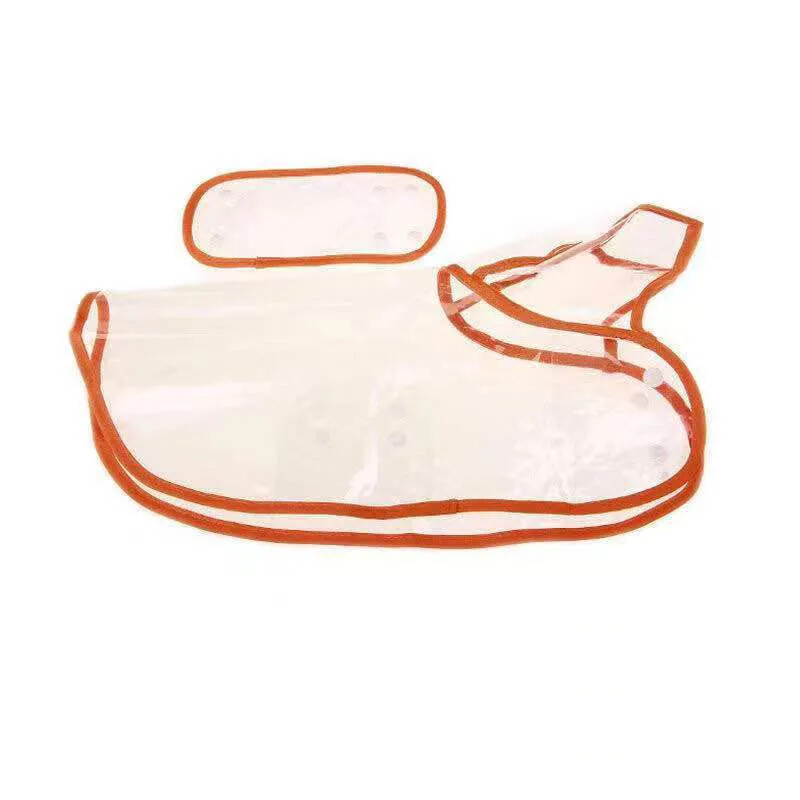 Kućni ljubimac Pas Puppy Prozirna kišna odjeća Kabanica Kućni ljubimac s kapuljačom Vodootporna jakna Odjeća Meki PVC Kabanica za male pse Puppy Kišni pončo