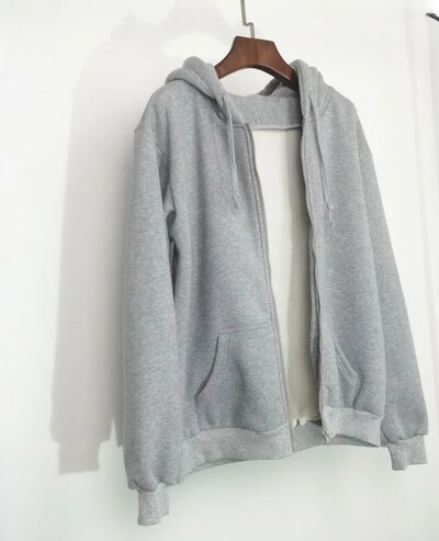 Ženska majica s kapuljačom i dugim rukavima jesen/zima 2024. Nova podebljana gornja jakna za hladnija godišnja doba