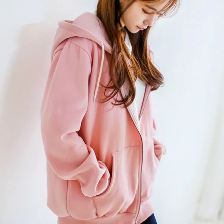 Ženska majica s kapuljačom i dugim rukavima jesen/zima 2024. Nova podebljana gornja jakna za hladnija godišnja doba