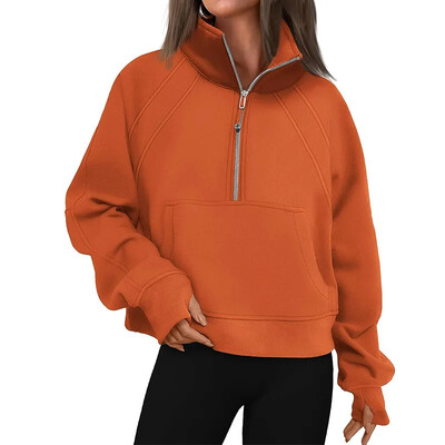 Nove ženske majice s kratkim rukavima Proljetna i jesenska slobodna majica s dugim rukavima s gornjim džepovima za žene