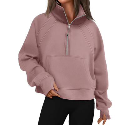 Nove ženske majice s kratkim rukavima Proljetna i jesenska slobodna majica s dugim rukavima s gornjim džepovima za žene