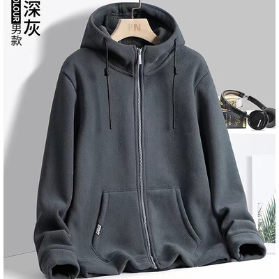 Качулки от плътен кашмирен полар Дамски суичър Есенно зимно яке Дишащо разходка за свободното време Топло дамско палто с качулка и цип