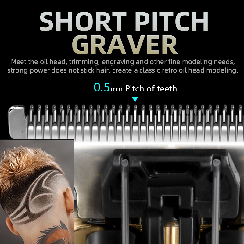 Kemei električni aparat za šišanje Profesionalni brijač Carving trimer Punjivi aparat za šišanje Relief bežični trimer za muškarce KM700B