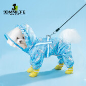 Kabanica za pse za kućne ljubimce Vodootporna reflektirajuća kabanica za male srednje pse Odjeća za pomeranske pse Teddy Bichon Odjeća za kišu na otvorenom