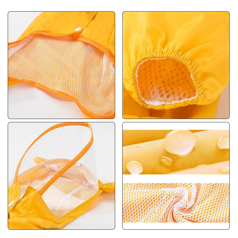 Kabanica za pse za kućne ljubimce Vodootporna reflektirajuća kabanica za male srednje pse Odjeća za pomeranske pse Teddy Bichon Odjeća za kišu na otvorenom