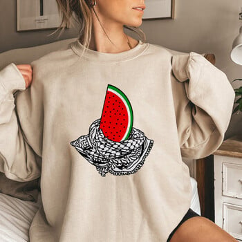 This Is Not A Watermelon Суичър Peace and Love Суичър Ceci N\'est Pas Une Pastèque Суичъри Унисекс Streetwear Пуловери