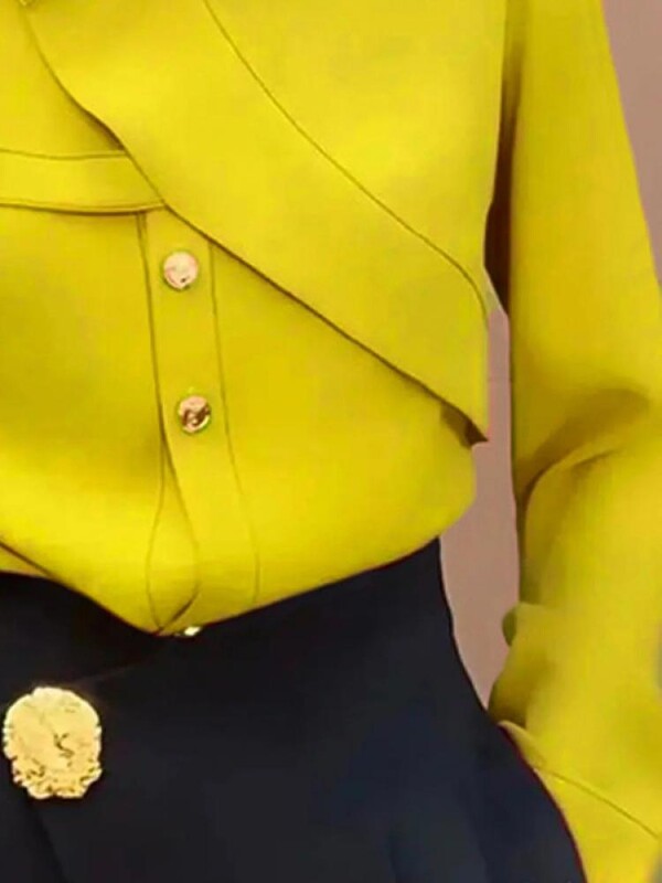 Bohohipei ženske bluze na preklop 2024, novo proljeće jesen dugih rukava široke modne ležerne uredske majice s dugmićima, gornji dijelovi