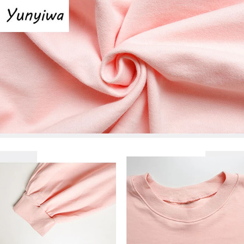 Naiste põhjuslikud dressipluusid, lahtised, tahked kärbitud topid Hip-hop tantsu O-kaelusega kapuutsid Baggy High Street pikkade varrukatega bolero 2-osalised komplektid