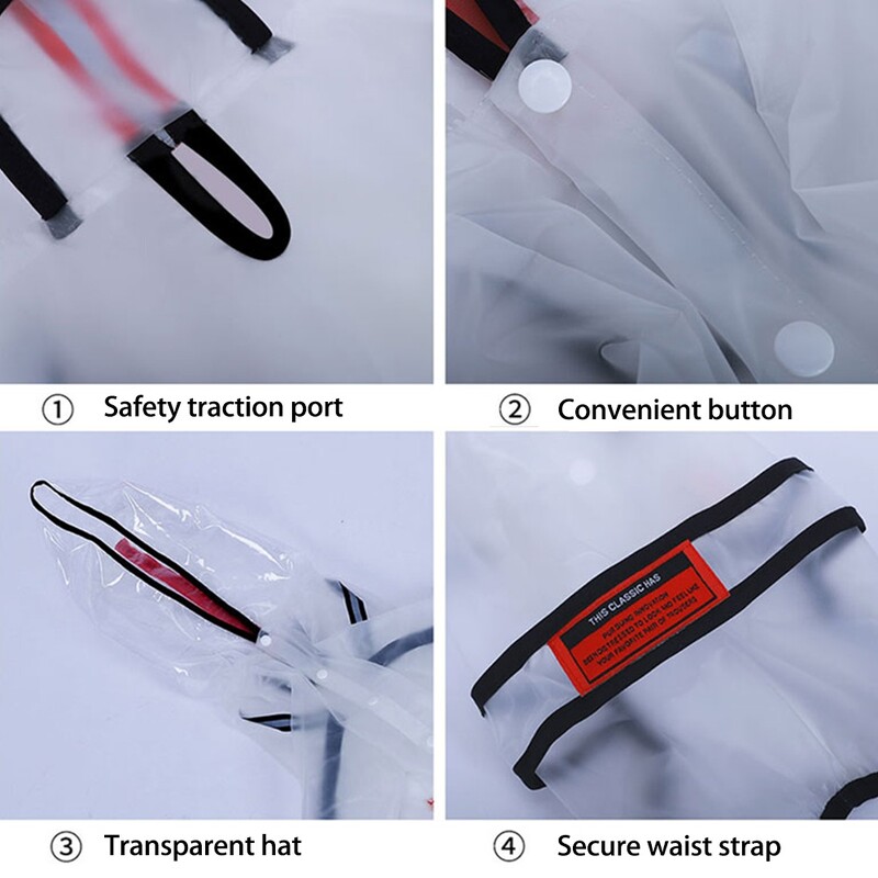 Kabanica za pse Reflektirajuća vodootporna odjeća za kućne ljubimce za Chihuahua Teddy Kabanica za male srednje pse Kombinezon Kabanica za pse Kombinezoni