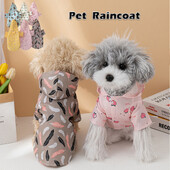 Lemmiklooma vihmamantel suvemood lühikeste varrukatega koer veekindlad riided kutsikate mantel koera vihmamantel õues mantel Bichon šnautser Welsh