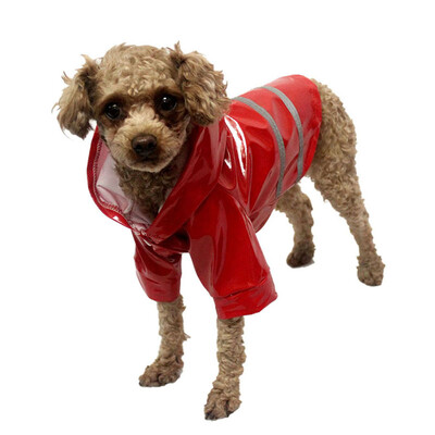 Kabanica za pse Kišna jakna za kućne ljubimce Vodootporni reflektirajući pončo za štene Lagana kabanica za ljubimce s rupom za povodac Kišna odjeća za mačke za male pse