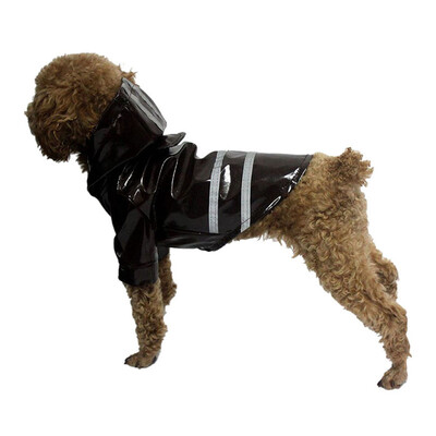 Kabanica za pse Kišna jakna za kućne ljubimce Vodootporni reflektirajući pončo za štene Lagana kabanica za ljubimce s rupom za povodac Kišna odjeća za mačke za male pse
